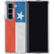 Chile Flag Distressed Galaxy Z Fold5 5G Clear Case